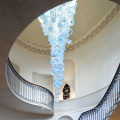 Classic Creative Custom Staircase Circle Crystal Chandelier